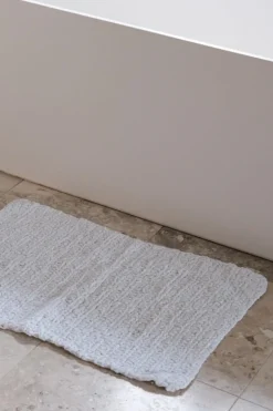 Bademåtte • Genanvendt Bomuld • Hvid