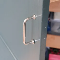 Bøjlegreb • Krom • 96 mm • Rund Fodskive