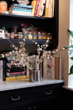 Blomst • Champagne farvet - Sendes ikke