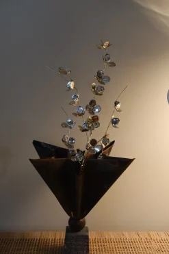 Blomst • Champagne farvet - Sendes ikke