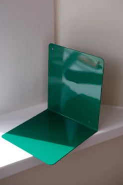 Bogstøtte • Hylde • Grøn • Sendes ikke