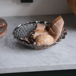 Brødkurv • Rustfrit Stål • Rund