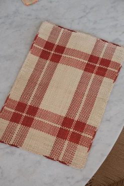 Dækkeserviet • Palmeblade • Iraca • Røde Tern