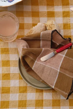 Dug • Hør • 170 x 350 cm • Gule Tern