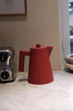 Elkedel • Plissé • Rød • 1L