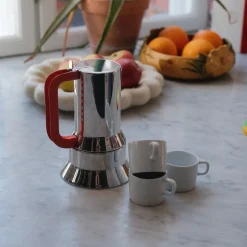 Espressokande • Manoci Forato • 6 kopper • Rød