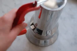 Espressokande • Manoci Forato • 6 kopper • Rød