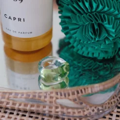 Fingerring • Mundblæst Glas • Grøn