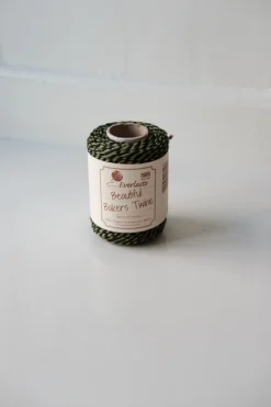 Gavebånd • Bakers Twine • 50m • Sort & Grøn