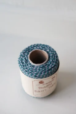 Gavebånd • Bakers Twine • 50m • Lilla & Grønblå