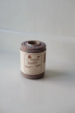 Gavebånd • Bakers Twine • 50m • Lyseblå & Orange