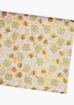 Gavepapir • Make A Wish • Kage • 3 ark • Sendes ikke