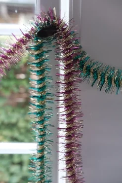 Guirlande • Lametta • 2 meter • Twist Pink & Guld