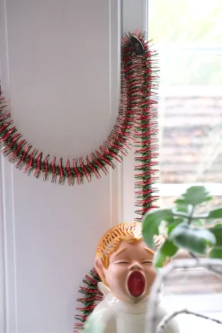 Guirlande • Lametta • 2 meter • Twist Rød & Grøn