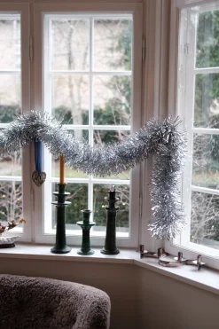 Guirlande • Lametta Sølv • Tyk • 3 meter