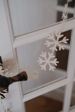 Guirlande • Snefnug • Hvid