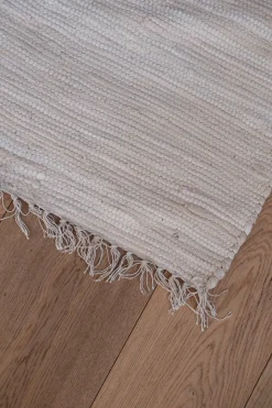 Gulvtæppe • Kludetæppe • 75x300 • Creme