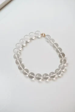 Halskæde • Håndlavet • Ædelsten • Kvarts