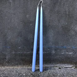 Hånddyppede lys • 45 cm • Pastel Blue