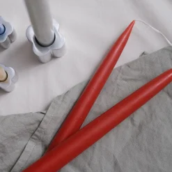 Hånddyppede lys • 45 cm • Rust