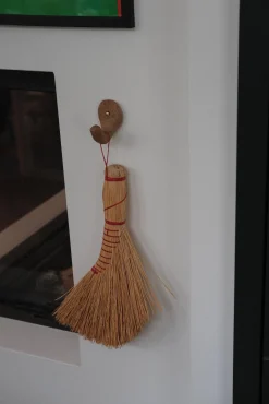 Håndlavet Knage • Enkelt • Brun • Stor