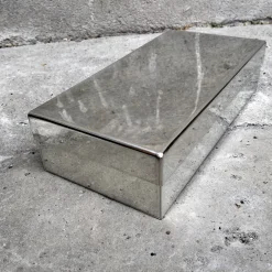 Håndlavet Rektangulær Æske • Tin • Stor