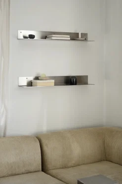 Hylde • Stål • Vægophængt • 90 cm