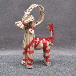 Juledekoration • Halmbuk