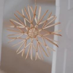 Julepynt • Dekoration • Strå • 12 stk