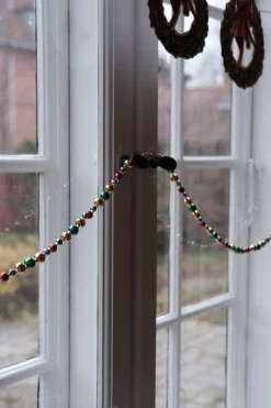 Julepynt • Guirlande • Perler • Runde multi