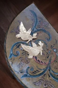 Julepynt • Messing • Fugle • 2 stk