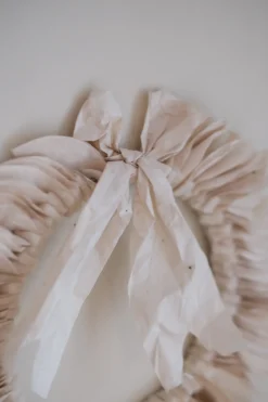 Julepynt • Papirskrans • Ø30 • Hvid