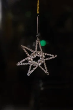 Julepynt • Perler • Stjerne • Sølv