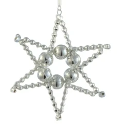 Julepynt • Perler • Stjerne • Sølv