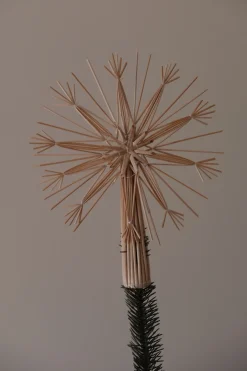 Julepynt • Topstjerne • Strå • Snekrystal