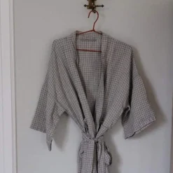 Kimono • M • Grå med Blå Tern