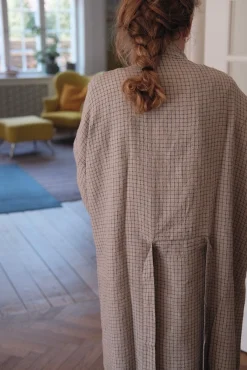 Kimono • M • Grå med Blå Tern