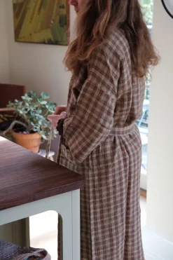 Kimono • M • Tartan Sienne Vert • Ternet