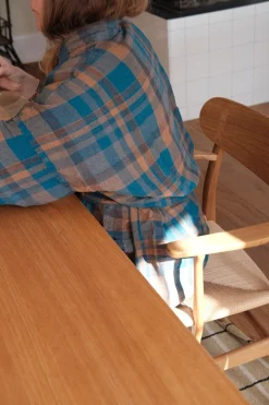 Kimono • XL • Tartan Bleu Paon • Ternet