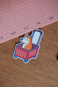 Klistermærke • 7 cm • Hund