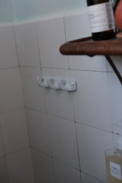 Knage • Porcelæn • 3 • Hvid • Firkantet