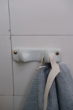 Knage • Porcelæn • 2 • Hvid • Firkantet