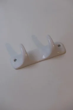 Knage • Porcelæn • 2 • Hvid • Firkantet