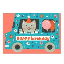 Kort • Fødselsdagsbil