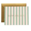 Kort • Happy Birthday • Striber