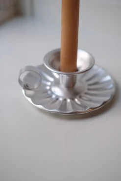 Lysestage • Aluminium • Kammerlysestage