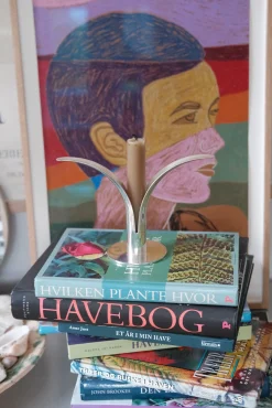 Lysestage • Lilje • Sølv