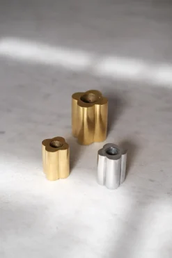 Lysestage • Messing • Tall