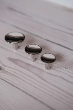 Møbelknap • Greb • Krom • Dyb 35 mm