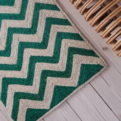Måtte • Chevron • 46 x 120 cm • Grøn